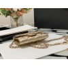 Chanel super mini golden bag
