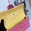 Chanel flap bag 2 tone pink bag 25cm