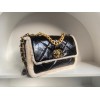 Chanel 19 shearling lampskin black flap bag ( Available in short time)