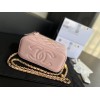 Chanel Vantiy Case Pink Leather Bag