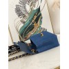 Chanel CF flapbag denim 24k gold hardware large bag