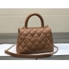 Chanel Coco Handle Brown Bag 19cm