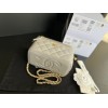 Chanel Vantiy Case White Leather Bag