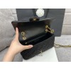 Chanel Sequins Tweed Medium Flap Bag in Black