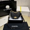 Chanel Small Boy Messenger Black Bag