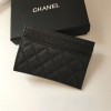 Chanel card holder in gold hardware