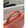 Chanel woc small handle orange bag