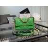 Chanel 19 Flap Bag Green 30cm