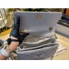 Chanel Trendy Gray CC Flap Top Handle Bag