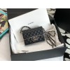 Chanel 22A metal black case bag