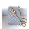 Chanel gray phone case