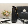 Chanel Calfskin Hobo Bag Black