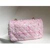 Chanel 22C Pink Tweed Mini Flap Bag 25cm