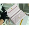 Chanel Quilted 19 Wallet on Chain WOC Pink 2019