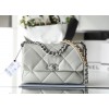 Chanel 19 flap bag Grey - silver hardware