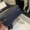 Chanel Vanity Case Navy Small