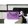 Chanel classic flap bag purple medium 25