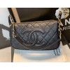 Chanel Axillary Black Bag