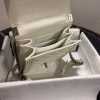 Boy Chanel Handbag 19.5cm White With Gold Hardware