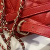 Chanel Grained Calfskin Red Backpack AS1371