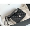 Chanel 22A metal black case bag