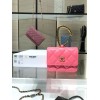 Chanel Lambskin Card Holder Pink AP2397