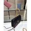 Chanel Lambskin Card Holder Black AP2397