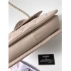 Chanel Trendy CC Flap Top Handle Beige Bag with Gold Hardware