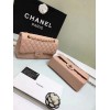 CHANEL 1112 Pink Large 2.55 Calfskin Leather Flap Bag with Gold Hardware