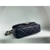 Chanel 21K CF classic black lambskin gold hardware bag