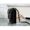 Chanel Quilted 19 Wallet on Chain WOC Black silver hardware 2019