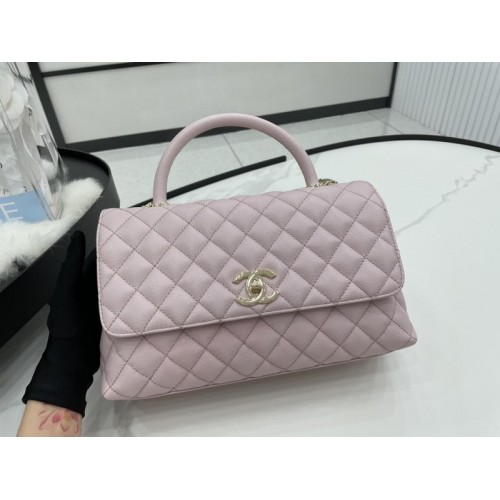 Chanel coco pink flap bag gold hardware 29 cm