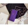 Chanel Phone Purse purple