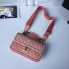 Chanel Flap Grained Calfskin Bag pink AS0062