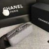 Classic Chanel Lambskin Flap Shoulder Bag Grey A01112 VS00884