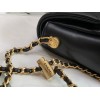 Chanel classic flap bag with pearl