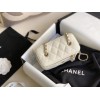Chanel Vantiy Case White Caviar Leather Bag