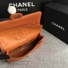 Classic Chanel Lambskin Flap Shoulder Bag Orange A01112 VS04951