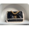 Chanel 19 shearling lampskin black flap bag ( Available in short time)