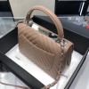 Chanel Trendy CC Beige V Quilter Top Handle Bag