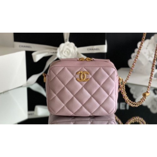 Chanel shoulder pink bag