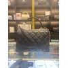 Chanel New Trendy Black CC Flap Top Handle Bag