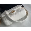 Chanel 22A Mini Caviar White Flap Bag