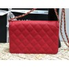 Chanel Woc CC caviar leather red 19cm