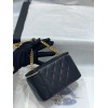 Chanel 22B mini vanity black lambskin pearl strap bag