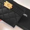 Chanel card holder in gold hardware