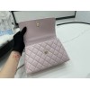 Chanel coco pink flap bag gold hardware 24 cm