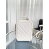 Chanel vanity phone case white