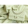 Chanel 22C Small Quilted Classic Flap Mint Green Caviar Gold Hardware Bag