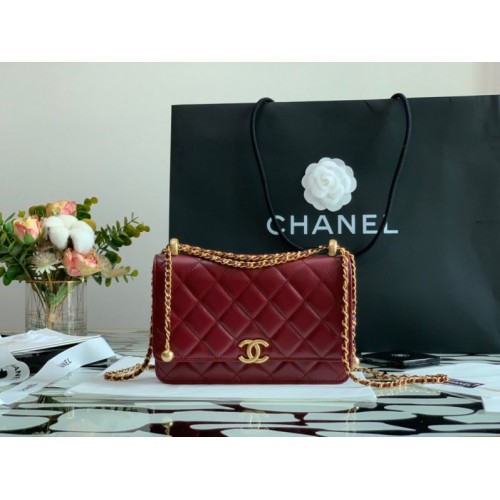 Chanel Woc red 2021 AP2289 19cm